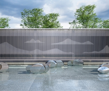 New Chinese Style Landscape Wall-ID:672396906