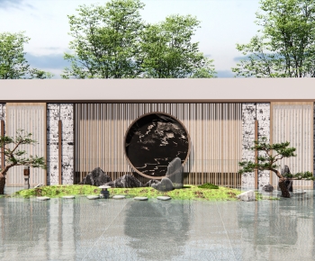 New Chinese Style Landscape Wall-ID:961078886