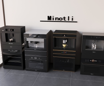 现代咖啡机饮水机组合-ID:457369093