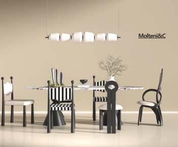 French Style Dining Table And Chairs-ID:719151022