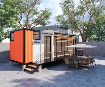 Modern Appearance Of Commercial Building-ID:409221891