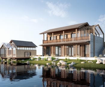 New Chinese Style Appearance Of Commercial Building-ID:222470051