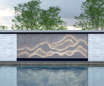 New Chinese Style Landscape Wall-ID:893421268