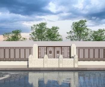 Modern Fence-ID:105407958