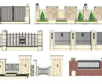Modern Fence-ID:593306064