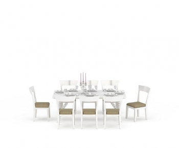 Modern Dining Table And Chairs-ID:588910109