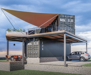 Modern Appearance Of Commercial Building-ID:311410904