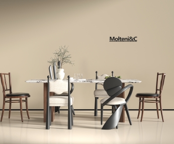 French Style Dining Table And Chairs-ID:602054122