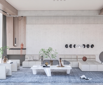 Modern A Living Room-ID:810640105