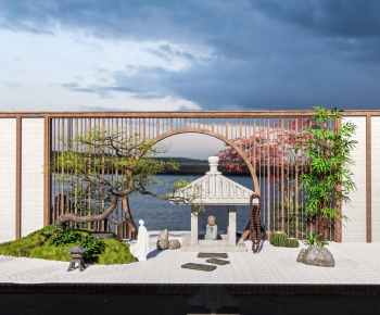 New Chinese Style Garden-ID:137717968