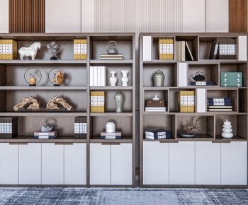 New Chinese Style Bookcase-ID:123023995