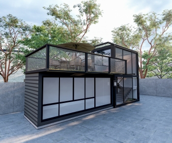 Modern Appearance Of Commercial Building-ID:907356984