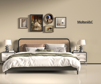 Modern Double Bed-ID:126497981