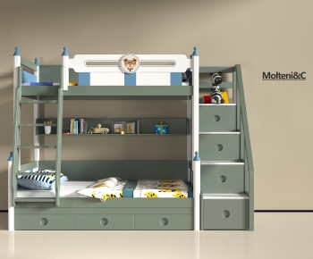 Modern Bunk Bed-ID:123718987