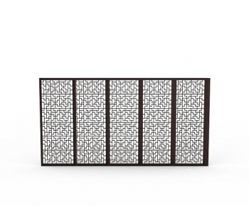 Chinese Style Wooden Screen Partition-ID:988285065