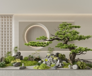 New Chinese Style Plant Landscaping-ID:444351914