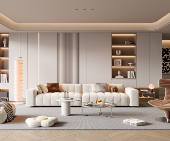 Modern A Living Room-ID:196299628