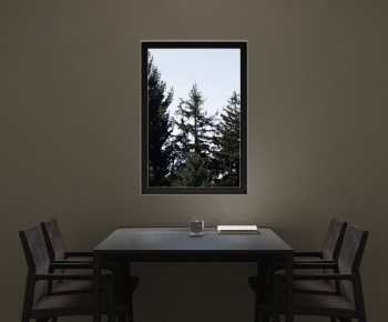 Modern Dining Table And Chairs-ID:966175087