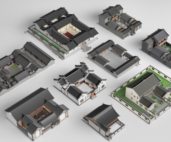 Chinese Style Residential Building-ID:625756032