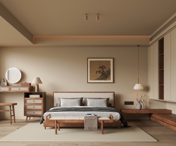 New Chinese Style Bedroom-ID:689668898