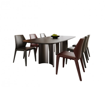 Modern Dining Table And Chairs-ID:733489041