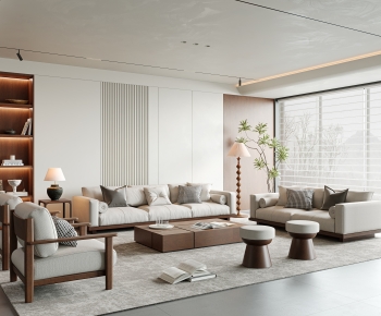 Modern A Living Room-ID:553059694