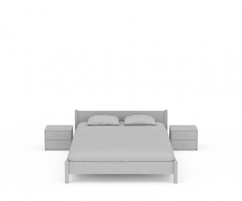 Modern Double Bed-ID:155369047