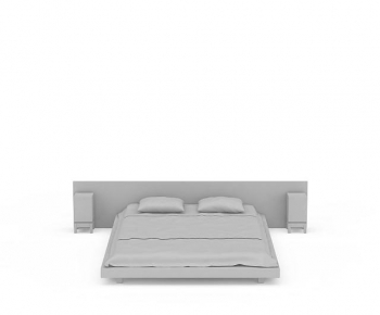 Modern Double Bed-ID:312683119