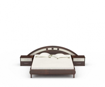 Modern Double Bed-ID:458180901