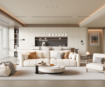 Modern A Living Room-ID:510552888