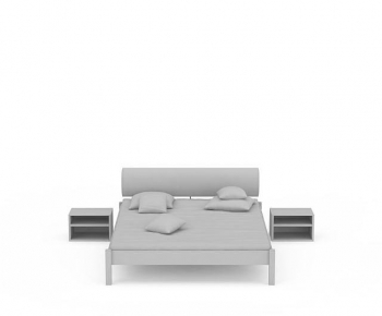 Modern Double Bed-ID:209954982