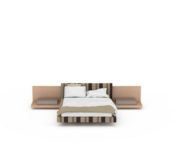 Modern Double Bed-ID:858761073