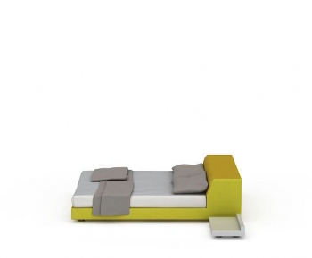 Modern Double Bed-ID:181741959