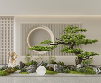 New Chinese Style Plant Landscaping-ID:314395903
