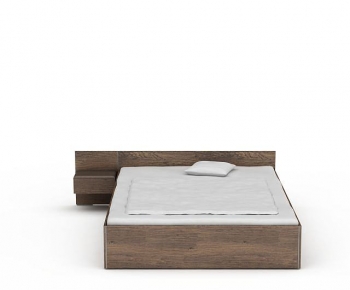 Modern Double Bed-ID:438716896