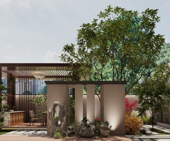 Modern Courtyard/landscape-ID:806045068