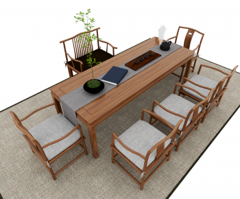 New Chinese Style Tea Tables And Chairs-ID:794986014