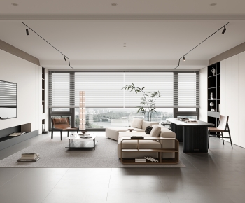 Modern A Living Room-ID:736702926