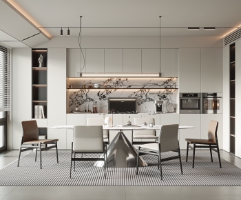 Modern Dining Room-ID:472829315