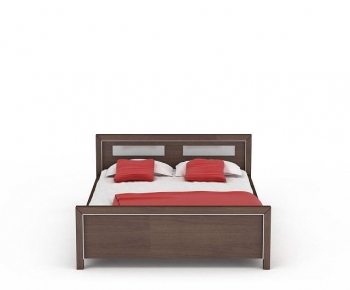 Modern Double Bed-ID:722955943