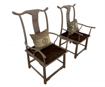 New Chinese Style Lounge Chair-ID:352123989