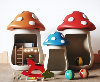 Modern Children's Room Activity Room-ID:615753891