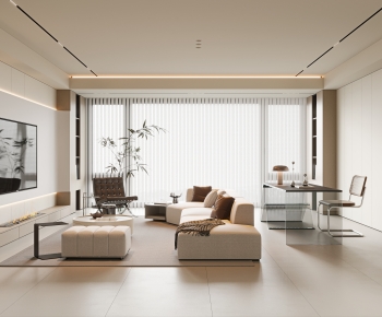 Modern A Living Room-ID:496222028