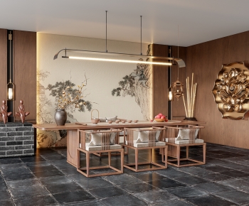 New Chinese Style Tea House-ID:750983956