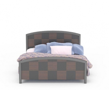 Modern Double Bed-ID:990144013