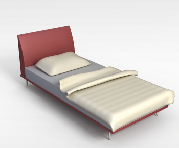 Modern Single Bed-ID:631861932