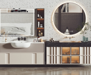 Modern Bathroom Cabinet-ID:896089083
