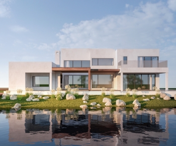 Modern Appearance Of Commercial Building-ID:420015109