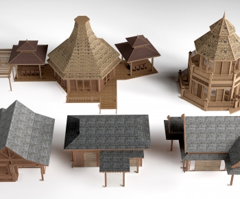 New Chinese Style Appearance Of Commercial Building-ID:288140851