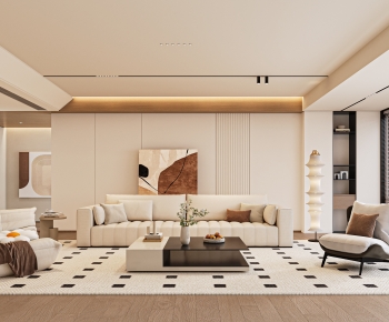 Modern A Living Room-ID:865053891